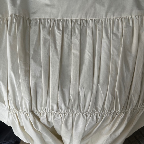 BLACK CRANE Ivory Curtain Cotton Dress - Size L - Picture 14 of 16